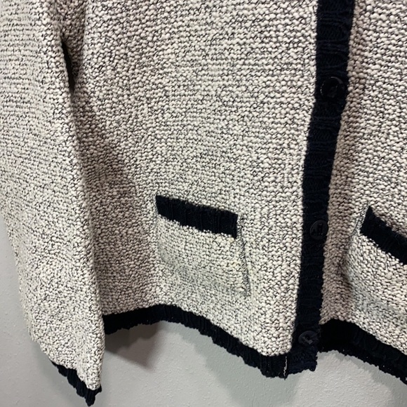 Habitat clothes to live in sweater cardigan black and white - Picture 2 of 7